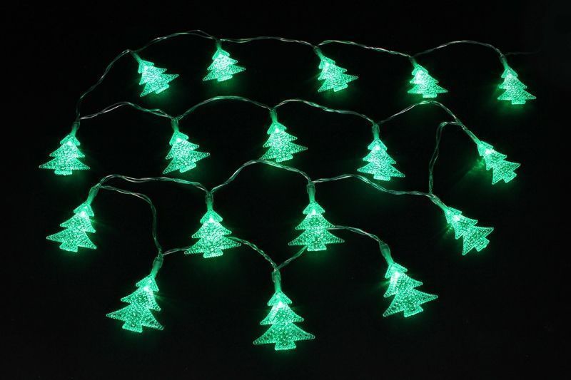 Green Tree Decoration With 24 Green Static LED’S