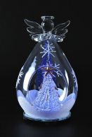 See more information about the Glass Angel Ball With Colour Changing LED