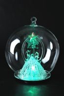 See more information about the Christmas Xmas Decoration Glass Hanging Ball With Colour Changing LED