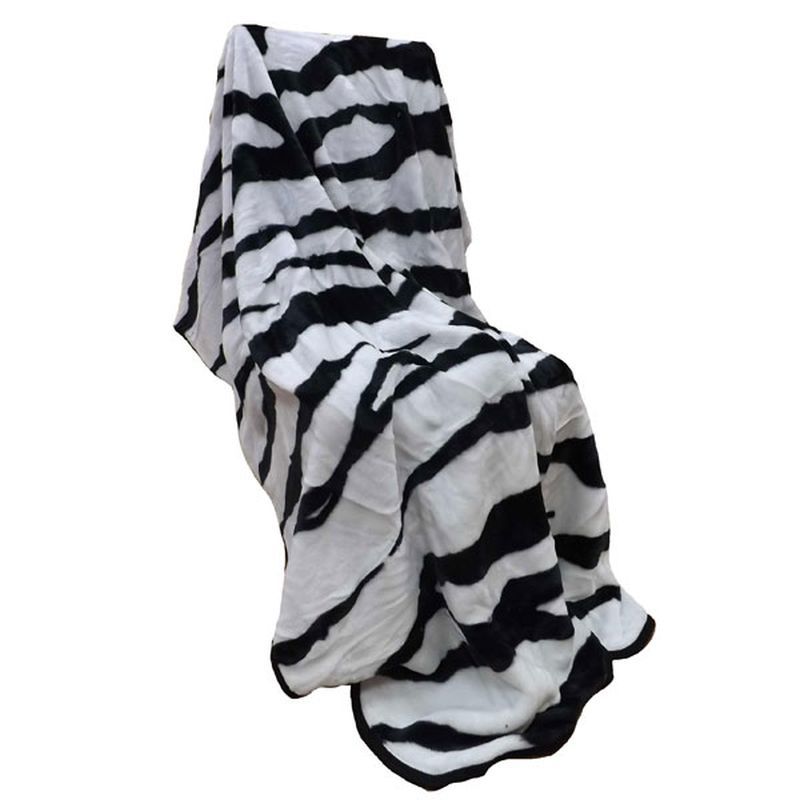 200x240cm Zebra Print Throw