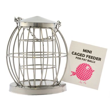 See more information about the Mini Caged Fat Ball Wild Bird Feeder