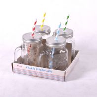 See more information about the Glass Mason Jar Set (4 Piece)