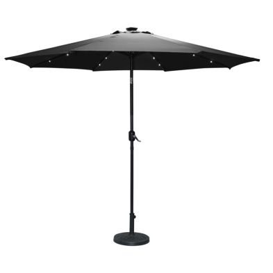 See more information about the Torbay Charcoal 2.7m Umbrella with Solar Lights