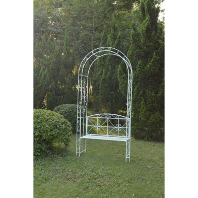 See more information about the Country Cream Garden Arch Bench