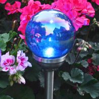 See more information about the Blue Orb Stake Solar Light