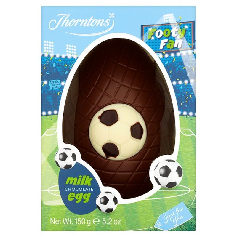 Thorntons Footy Fan Shell Easter Egg