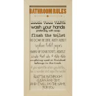 See more information about the Bathroom Rules Typography Prints