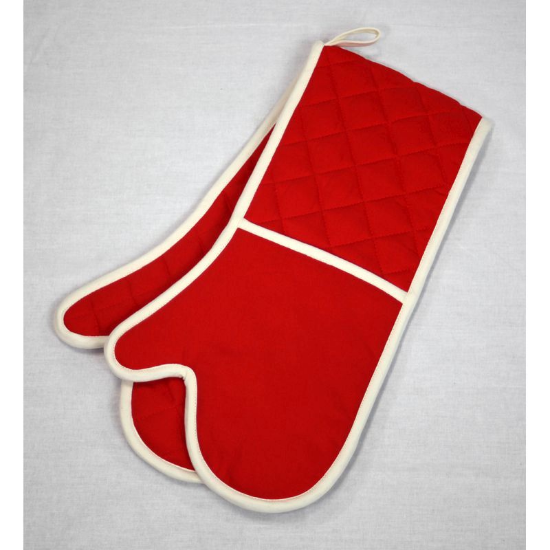 Red Premium Double Oven Glove