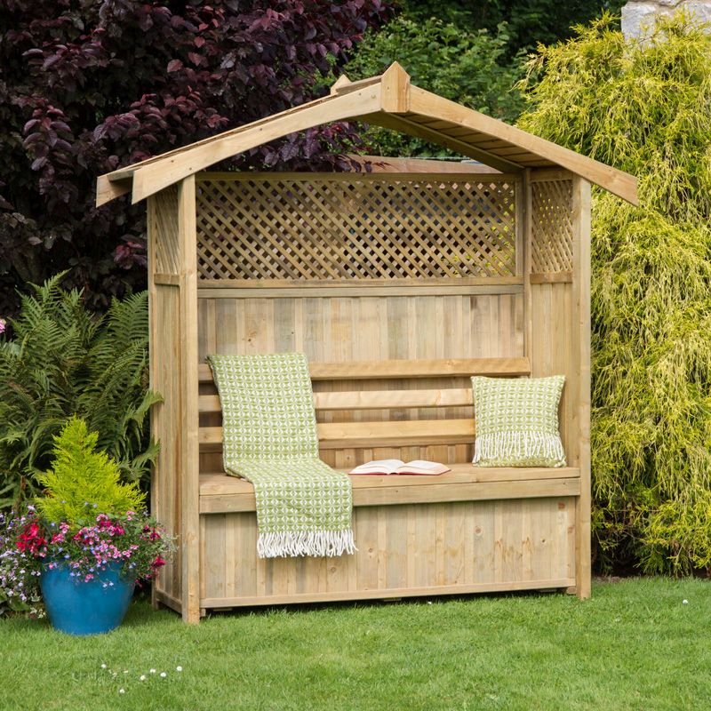 Hampshire Arbour with Storage Box