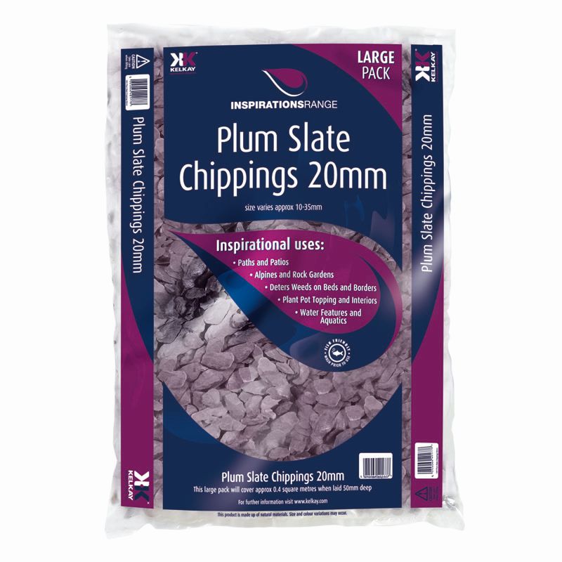 20mm Plum Slate Chippings