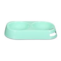 See more information about the Large Double (Non Slip) Pet Bowl - Mint Green