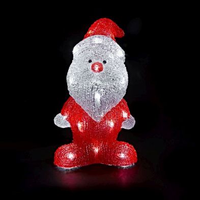 See more information about the Santa Acrylic Christmas Decoration with 24 White LED Lights