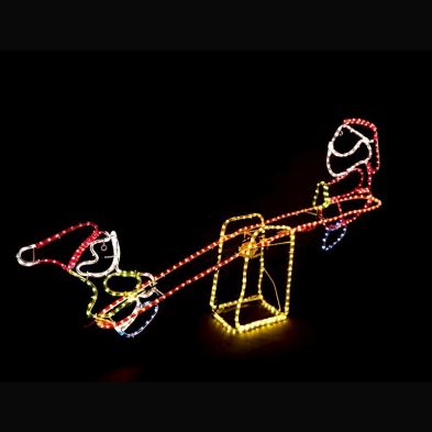 See more information about the Santa and Clown Seesaw Christmas Rope Lights