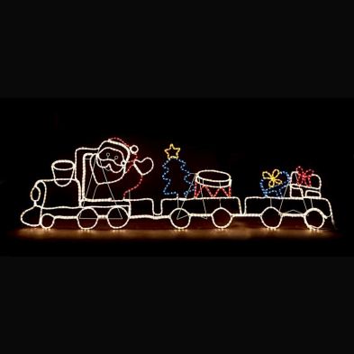 See more information about the Santa Train Christmas Rope Lights