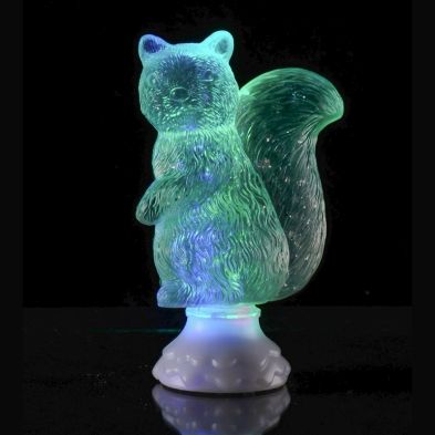 See more information about the Festive LED Squirrel Light with Spinning Glitter