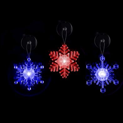 See more information about the Snowflake Window Decoration with LED Lighting