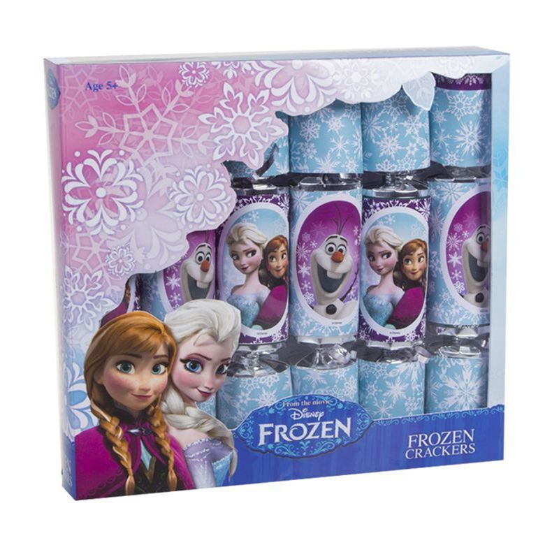 6 Disney Frozen Christmas Crackers (12")