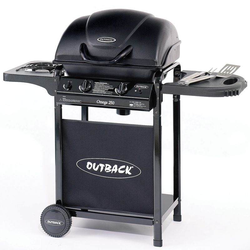 Outback Omega 250 Gas Barbecue Black