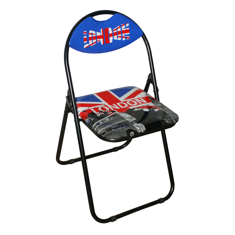 See more information about the Printed Folding Chair - London Design