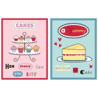 See more information about the Cakes Velour Cotton Tea Towels 2 Pack