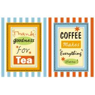 See more information about the Stripe Tea and Coffee Cotton Tea Towels 2 Pack