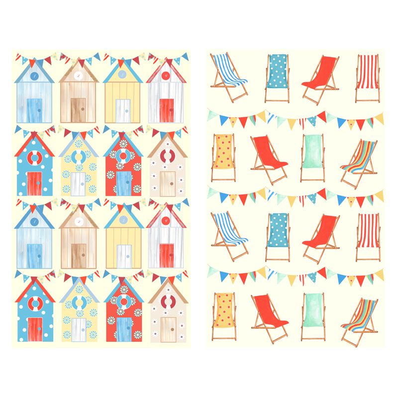 Seaside Cotton Tea Towels 2 Pack