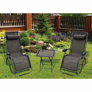 See more information about the Tolverne 3 Piece Gravity Recliner Garden Furniture