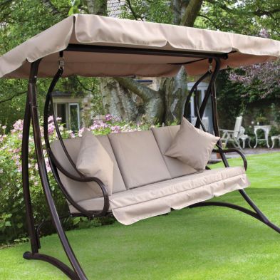 See more information about the Oxburgh Luxury 3 Seater Swing Seat