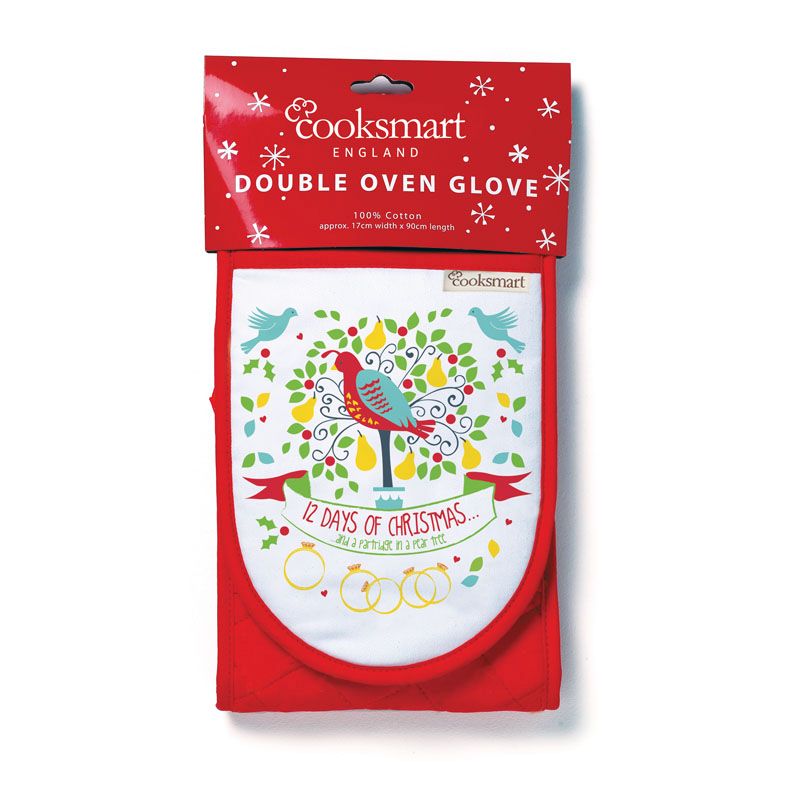 Double Oven Glove Christmas