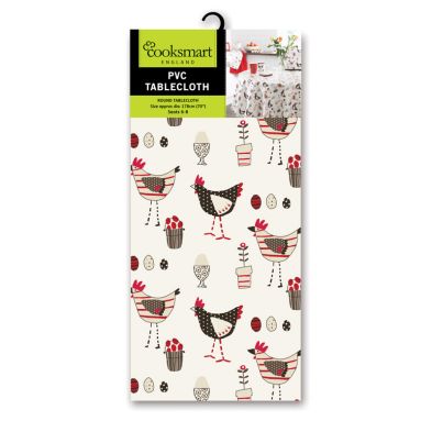 See more information about the Round Tablecloth Chicken