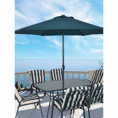 See more information about the 8 Piece Dining Set Garden Furniture Tilstone