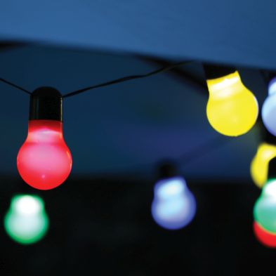 See more information about the 20 Pk Solar Gazebo Party Lights (Multi-Coloured)