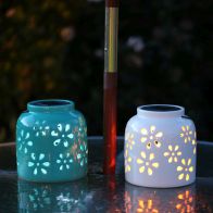 See more information about the Ceramic Lantern Solar Light (Teal)