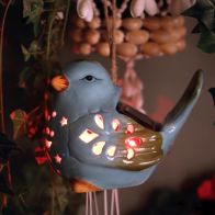 See more information about the Ceramic Bird Windchime Solar Light