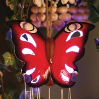 See more information about the Ceramic Butterfly Windchime  Solar Light