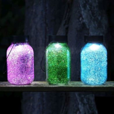 See more information about the Sparkle Solar Jar (Pink)