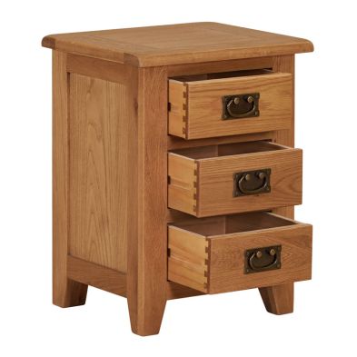 See more information about the Somerset 3 Drawer Bedside Table