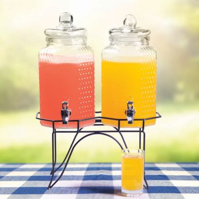 See more information about the Twin Glass Drink Dispensers 3.8L