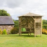 See more information about the Brighton Corner Arbour Garden Bench