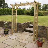 See more information about the Twilight Garden Trelis Arch Furniture