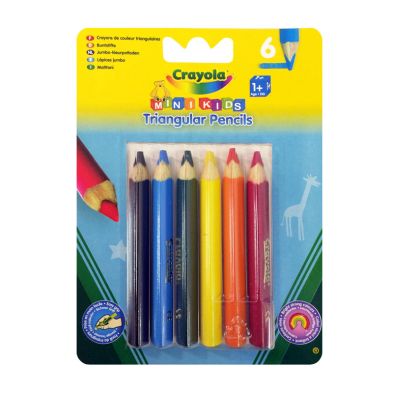 See more information about the Crayola Mini Kids 6 Triangular Pencils Set