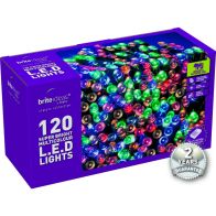 See more information about the 120 Multi Colour LED Christmas lights with a 2 year Guarantee