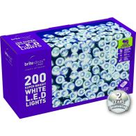 See more information about the 200 Bright White LED Christmas lights with a 2 year Guarantee