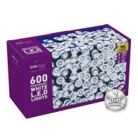 See more information about the 600 Bright White LED Christmas lights with a 2 year Guarantee.