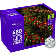 See more information about the 480 Cluster Red/Green LED Christmas lights with a 2 year Guarantee.