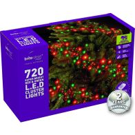 See more information about the 720 Cluster Red/Green LED Christmas lights with a 2 year Guarantee.