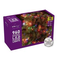 See more information about the 960 Cluster Multicolour LED Christmas lights with a 2 year Guarantee.