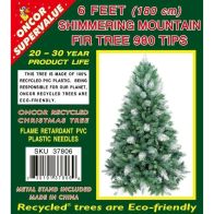 See more information about the 6 Feet (180cm) Shimmering Mountain Fir Tree