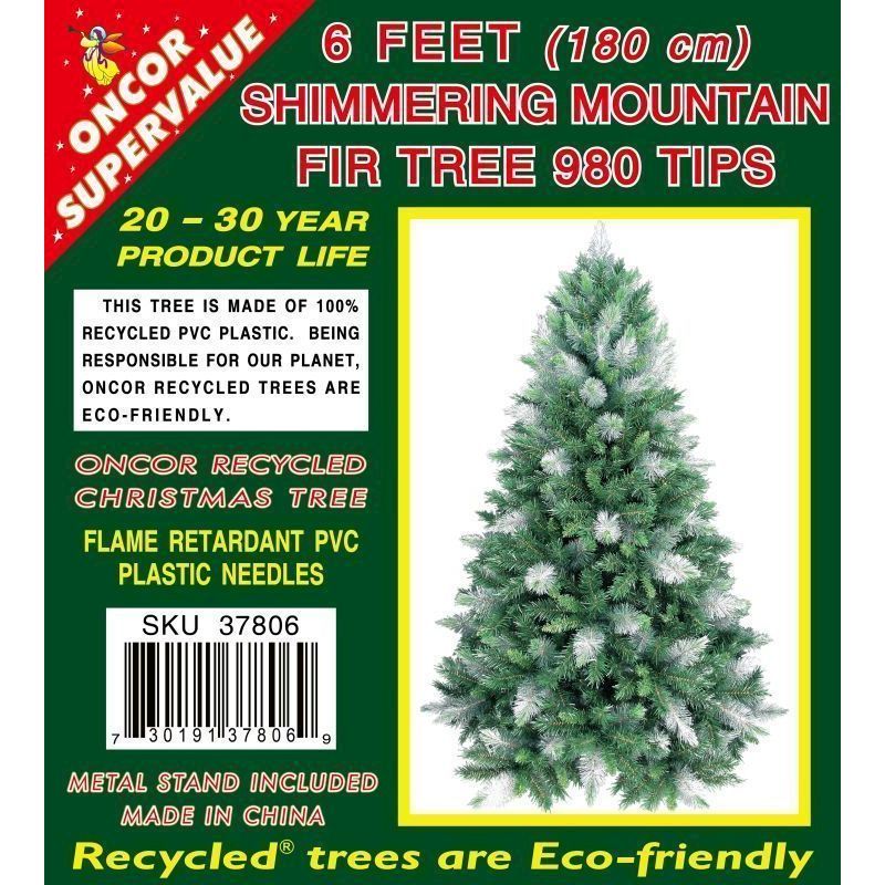 6 Feet (180cm) Shimmering Mountain Fir Tree