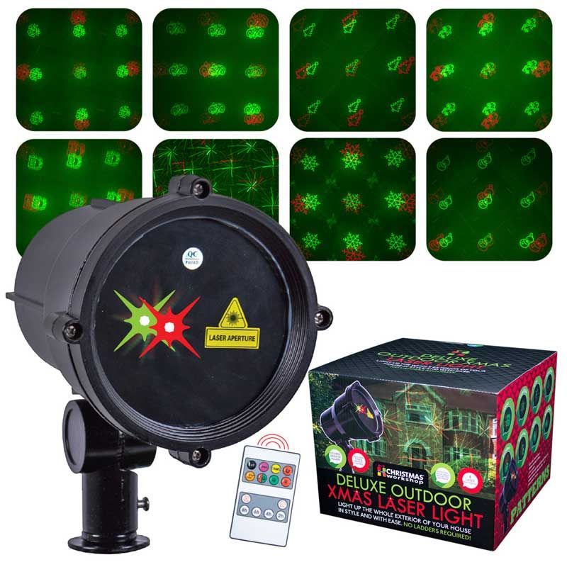 Moving Christmas Outdoor Laser Lights With Timer